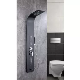 Hidromasszázs zuhanypanel BW0602 fekete