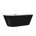 Noa szabadon álló fürdőkád 170x75x56 cm fekete