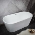 Noa fehér Ovális Térben álló akril kád 160x75x56 cm