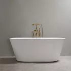 Noa fehér Ovális Térben álló akril kád 160x75x56 cm