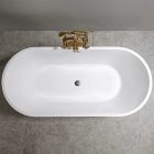 Noa fehér Ovális Térben álló akril kád 150x70x60 cm