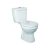 C-CLEAR monoblokkos mély öblítésű WC alsó kifolyással, tartállyal, wc tetővel