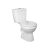 C-CLEAR monoblokkos mély öblítésű WC hátsó kifolyással, tartállyal, wc tetővel
