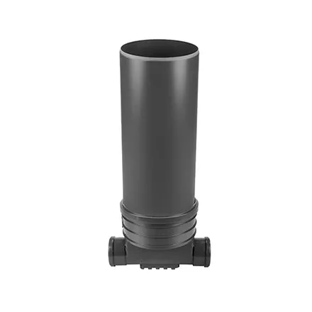 PVC PIPE BASE akna alap teljesen felszerelt D.400 1in/1out D.110 H.1.2 m (alap+cső D400 1M) (CI4001111011)