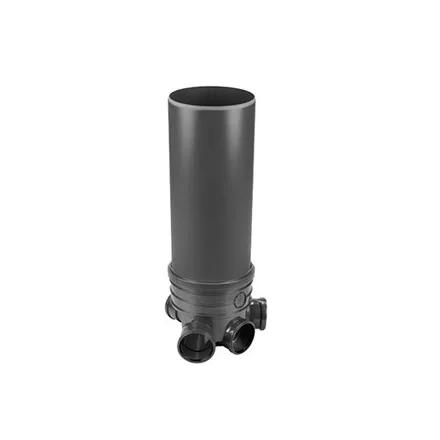 PVC PIPE BASE akna alap teljesen felszerelt D.400 3in/1out D.160 H.1.2 m (alap+cső D400 1M) (CI4001116021)