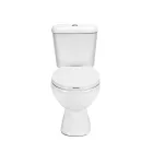 Cleano monoblokkos mély öblítésű WC alsó kifolyással, tartállyal, wc tetővel