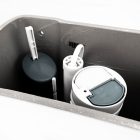 Cleano monoblokkos mély öblítésű WC alsó kifolyással, tartállyal, wc tetővel