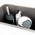 Cleano monoblokkos mély öblítésű WC alsó kifolyással, tartállyal, wc tetővel