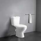 Cleano monoblokkos mély öblítésű WC hátsó kifolyással, tartállyal, wc tetővel