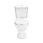 Cleano monoblokkos mély öblítésű WC hátsó kifolyással, tartállyal, wc tetővel