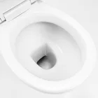 Cleano monoblokkos mély öblítésű WC hátsó kifolyással, tartállyal, wc tetővel