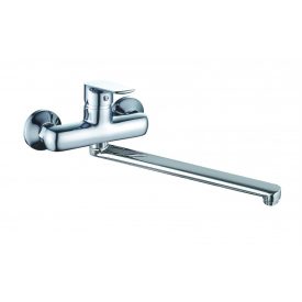   Quadrat Cord króm fali egykaros kerámiabetétes mosogató csaptelep