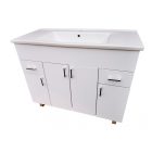 Viva STYLE Ekonomik PLUS 100 lábon álló fürdőszobabútor Sanovit SOFT 13100 mosdóval 101 x 45,5 cm