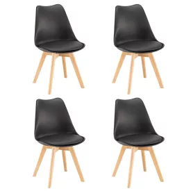 Silla étkezőszék 4 db fekete színben