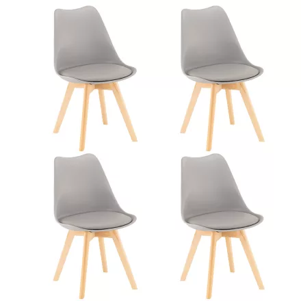 Silla étkezőszék 4 db szürke színben