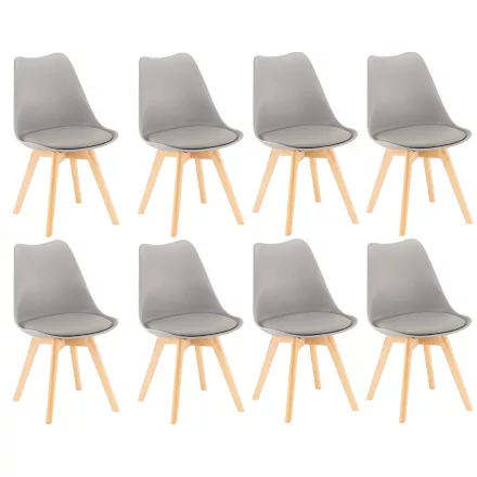 Silla étkezőszék 8 db szürke színben