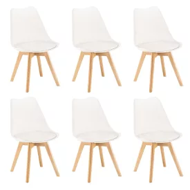 Silla étkezőszék 6 db fehér színben
