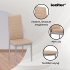 Tino NOVA Étkezőszék bézs-szürke színben