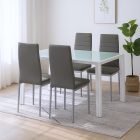 Tino NOVA Étkezőszék szürke-szürke színben