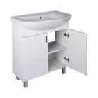 Viva STYLE Ekonomik 75 lábon álló 2 ajtós fürdőszobabútor Sanovit ZENON 6075 mosdóval 75*50