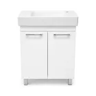 VivaStyle PANEL- KMT 60 lábon álló fürdőszobabútor CeraStyle SHARP -JOBB CSAPLYUKAS mosdóval 60x30cm