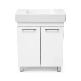   VivaStyle PANEL- KMT 60 lábon álló fürdőszobabútor CeraStyle SHARP -JOBB CSAPLYUKAS mosdóval 60x30cm