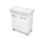 VivaStyle PANEL- KMT 60 lábon álló fürdőszobabútor CeraStyle SHARP - BAL CSAPLYUKAS mosdóval 60x30cm