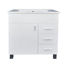   Viva STYLE Karina 65 lábon álló fürdőszobabútor 3 fiókos Sanovit ATRIA 9065 mosdóval 65 x 45,5 cm