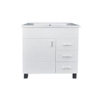 Viva STYLE Karina 85 lábon álló fürdőszobabútor 3 fiókos Sanovit ATRIA 9085 mosdóval 85 x 45,5 cm