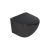 Delos BLM matt fekete mély öblítésű perem nélküli fali rimless WC soft-close ülőkével