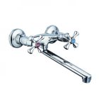 Zegor Króm fali kétkaros kerámiabetétes mosogató csaptelep