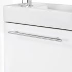 Fantastic fürdőszoba bútor Melanie tükörrel, fehér színben