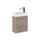 Fantastic fürdőszoba bútor Melanie tükörrel, yorki tölgy színben