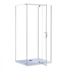 Galatro 100x80 cm aszimmetrikus zuhanykabin zuhanytálca nélkül