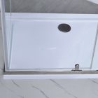 Galatro 100x80 cm aszimmetrikus zuhanykabin zuhanytálca nélkül