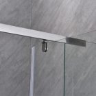 Galatro 100x80 cm aszimmetrikus zuhanykabin zuhanytálca nélkül