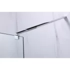 Arlo Walk-In Nano 100x200 cm, univerzális króm zuhanyfal 8 mm vastag vízlepergető biztonsági üveggel