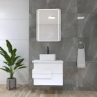 Fürdőszoba tükör LED világítással 60x80 cm