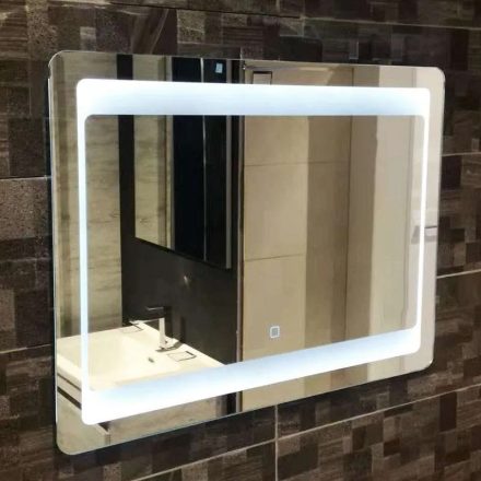 Fürdőszoba tükör LED világítással 80x60 cm