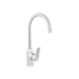   Cseke Kubo króm egykaros álló kerámiabetétes mosogató csaptelep 