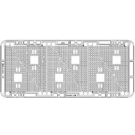   öntöttvas fedlap URBAN téglalap alakú 1985x849 PL.1825x685 Hext.100 D400 (JRC14D400)