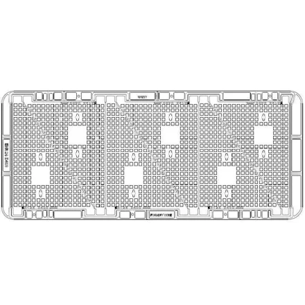 öntöttvas fedlap URBAN téglalap alakú 1985x849 PL.1825x685 Hext.100 D400 (JRC14D400)