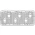 öntöttvas fedlap URBAN téglalap alakú 1985x849 PL.1825x685 Hext.100 D400 (JRC14D400)