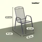 Melko 4+1 kerti bútor garnitúra szett