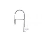 Cseke ZERRO króm álló egykaros kerámiabetétes mosogató csaptelep rugós kifolyóval állítható szórófejjel