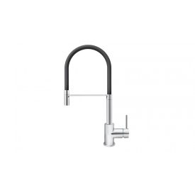  Cseke ZERRO króm álló egykaros kerámiabetétes mosogató csaptelep flexibilis kifolyóval