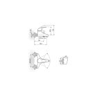 Cseke KING króm fali egykaros kerámiabetétes kádtöltő csaptelep zuhanyszettel