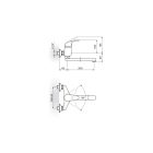 Cseke KING króm fali egykaros kerámiabetétes Mosogató csaptelep