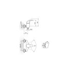 Cseke KING króm fali egykaros kerámiabetétes Zuhany csaptelep zuhanyszettel