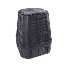 740 literes fekete műanyag komposztáló